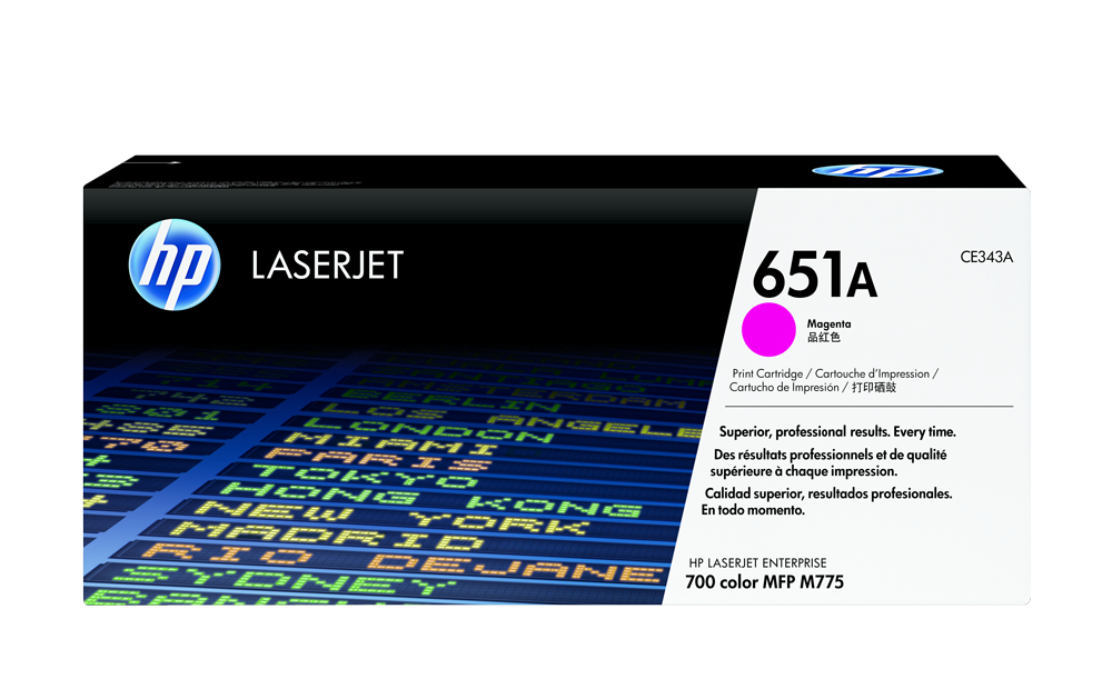 CE343A Tóner HP Laserjet 651A, Magenta Original (ÚLTIMA PIEZA)