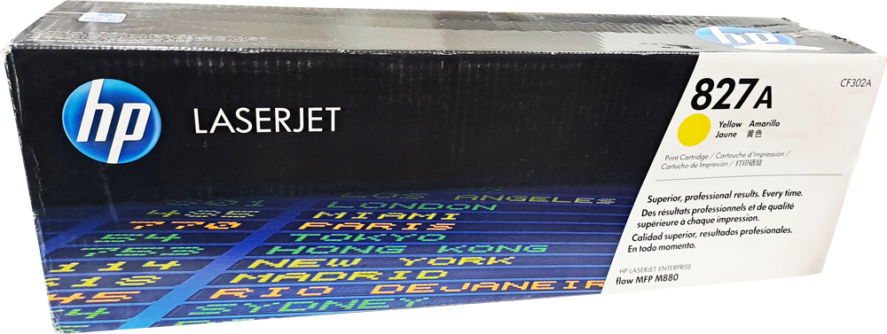 CF302A Tóner HP Laserjet 827A, Amarillo Original (ÚLTIMA PIEZA)