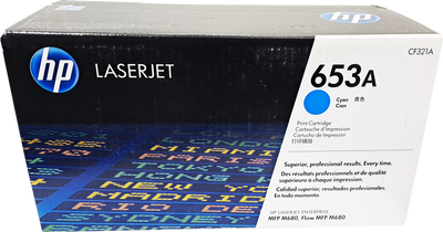 CF321A Tóner HP Laserjet 653A, Cian Original (ÚLTIMAS SIETE PIEZAS)