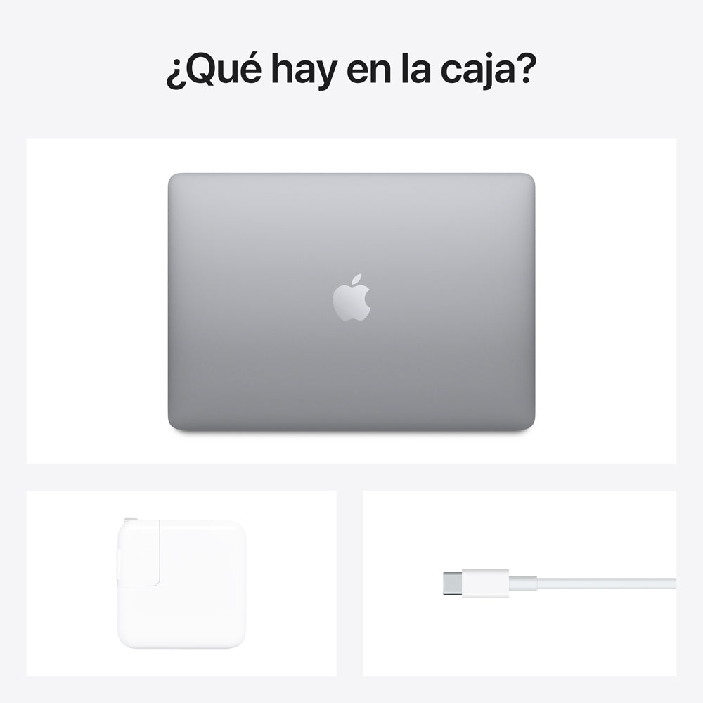 Apple MacBook Air Retina MGN63LA/A 13.3" M1, 8GB RAM, 256GB SSD, Gris Espacial