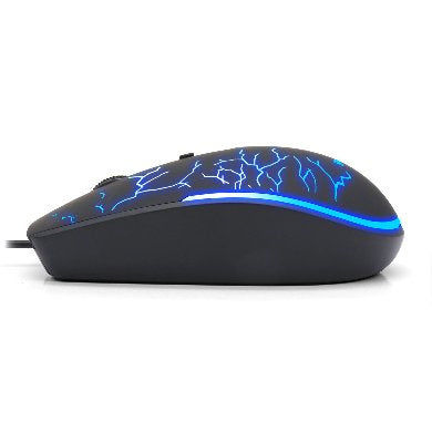 Mouse 263946 Brobotix, Alámbrico, USB-A, Iluminado, RGB, Negro