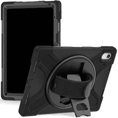 Funda protectora de uso rudo BRobotix, Con correa y giro 360º para iPad 10.9" 10a Gen