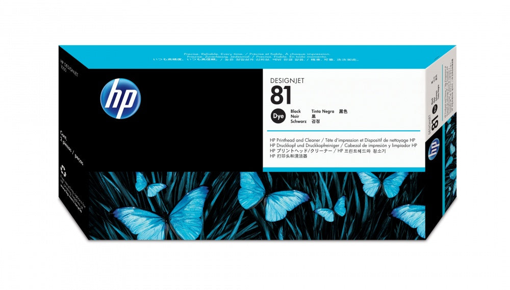 C4950A Cabezal HP 81 Negro y Limpiador de Cabezal - Fecha de empaque 2016