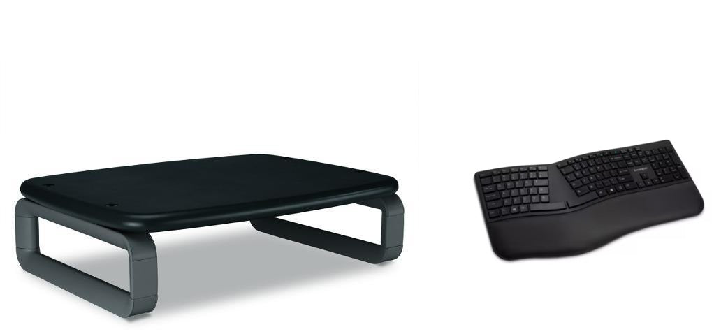10 Monitor Stand K60089 + 1 Teclado K75401ES Ergonómico