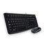 Teclado y ratón MK120 Logitech, Alámbrico, USB, Negro