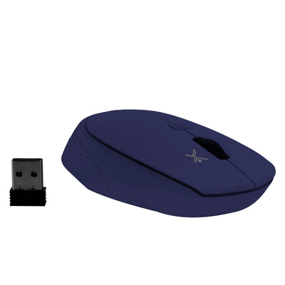 Mouse óptico Root PC-045052 Perfect Choice, Inalámbrico, Azul