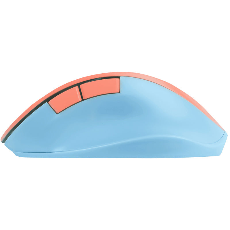 Mouse ergonómico PC-045120 Thumb Perfect Choice, Inalámbrico, Azul-mamey