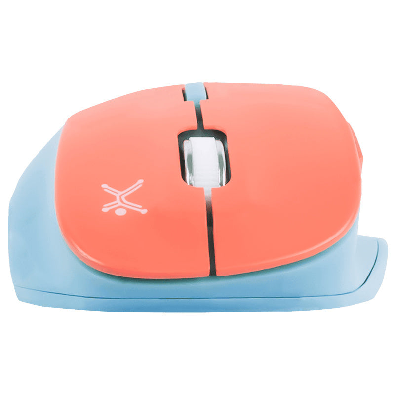 Mouse ergonómico PC-045120 Thumb Perfect Choice, Inalámbrico, Azul-mamey