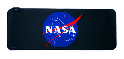 Mousepad RGB NASA NS-GMSX5 Techzone, Base antideslizante, 14 modos de iluminación, Negro