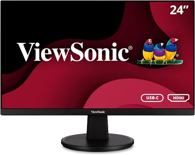 Monitor Viewsonic VA2447-MHU FHD, 24", 75Hz, HDMI, VGA