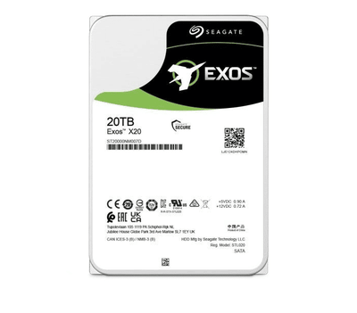 Disco Duro Interno 20TB, 3.5" Sata 6Gb/s, 7200RPM, 512MB en Caché, 512e/4KN, Hot Plug 24x7, para servidor y centro de datos, NAS & NVR