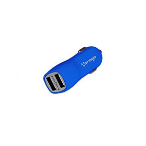 VORAGO CARGADOR PARA AUTO VORAGO AU-1 PWR 03 CON 2 PUERTOS USB AZUL