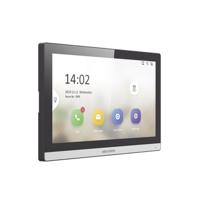 Monitor IP Táctil / 7 Pulgadas / Bisel Slim 50% / Wi-Fi 2.4 GHz / PoE 802.3af / Audio Bidireccional / Resolución 1024x600