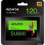 SSD Adata Ultimate SU650, 120GB, SATA III, 2.5'', 7mm, Blister