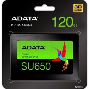 SSD Adata Ultimate SU650, 120GB, SATA III, 2.5'', 7mm, Blister