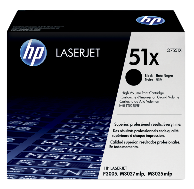 Q7551X Tóner HP Laserjet 51X,Negro Original (ÚLTIMA PIEZA)