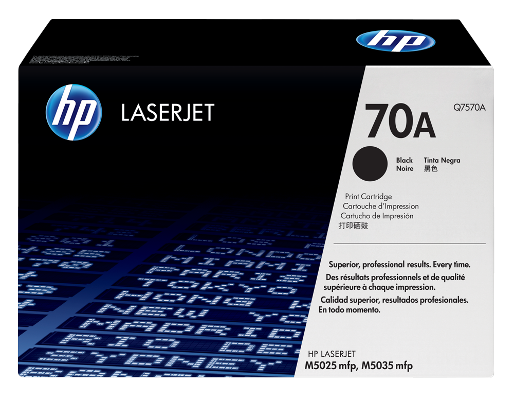 Q7570A Tóner HP Laserjet 70A, Negro Original (ÚLTIMAS CUATRO PIEZAS)