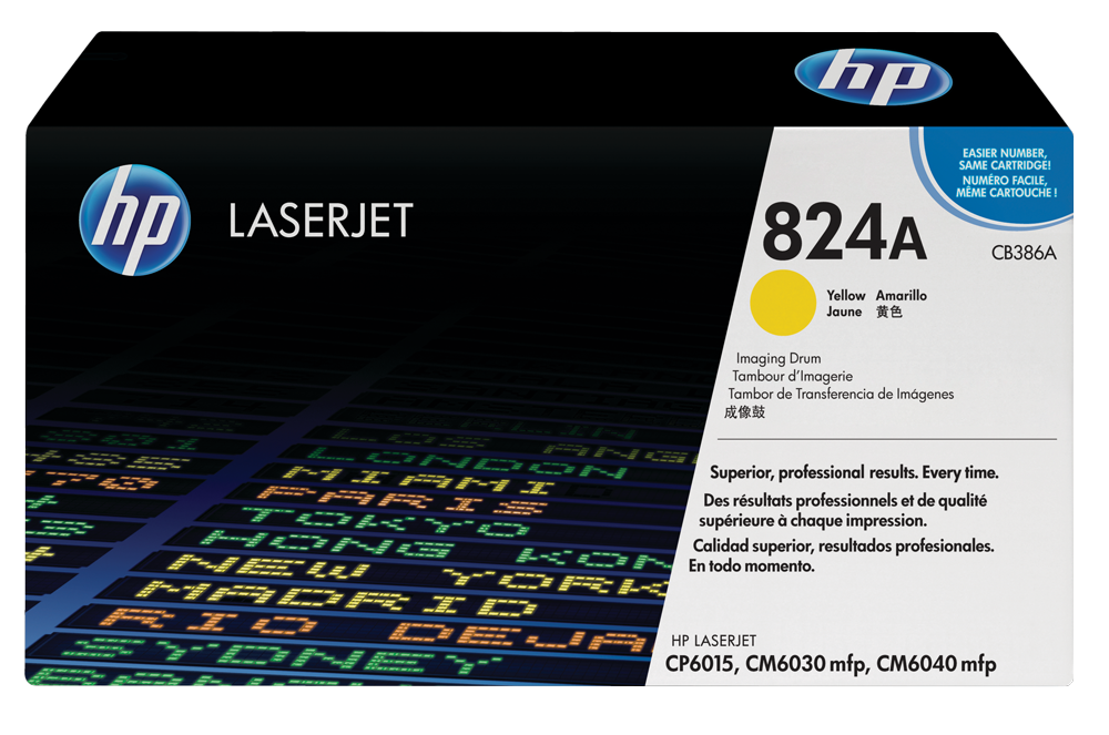 CB386A Toner HP Laserjet 824A, Amarillo Original (ÚLTIMAS SIETE PIEZAS)