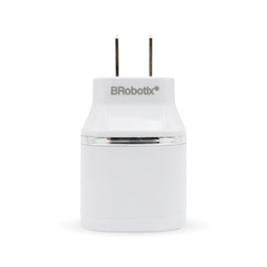 Cargador Brobotix USB 161264B, 2x USB 2.0, Blanco