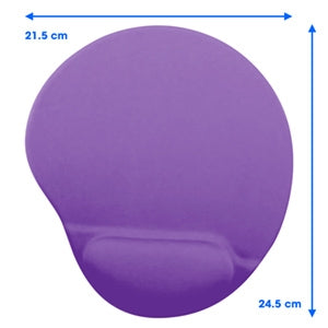 Mouse Pad Almohadilla Ratón BROBOTIX color morado, ergonómico