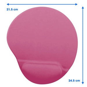 Mousepad de gel 500074P Brobotix, Rosa