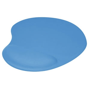 Mousepad gamer con descansa muñecas de gel 500074T BRobotix, 20x23cm, Grosor 20mm, Turquesa