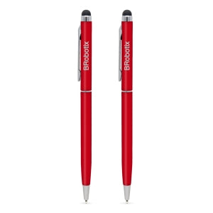 BRobotix Lápiz Digital Stylus Duo Pack para Tablet, Rojo