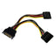 BROBOTIX CABLE SATA PARA CORRIENTE. DOBLCABL E A 15 CM BROBOTIX