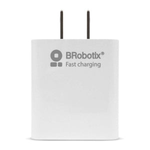 Cargador Carga rápida para pared Brobotix 6000502, Puerto USB-A, Puerto USB-C, Blanco