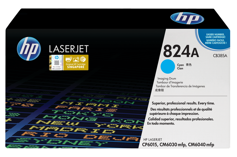 CB385A Tóner HP Laserjet 824A, Cian Original (ÚLTIMA PIEZA)