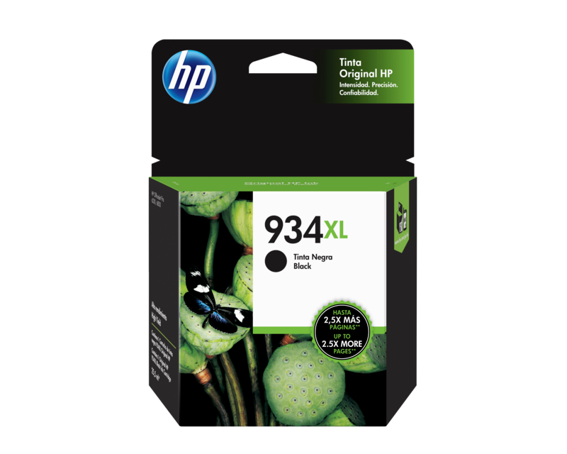 C2P23AL Cartucho HP 934XL Negro Original, 1000 Páginas