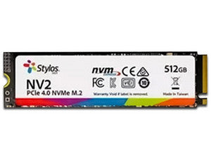 Unidad Estado Solido Stylos, 512 GB, M.2, NVME, PCI 3.0, X4, Trim