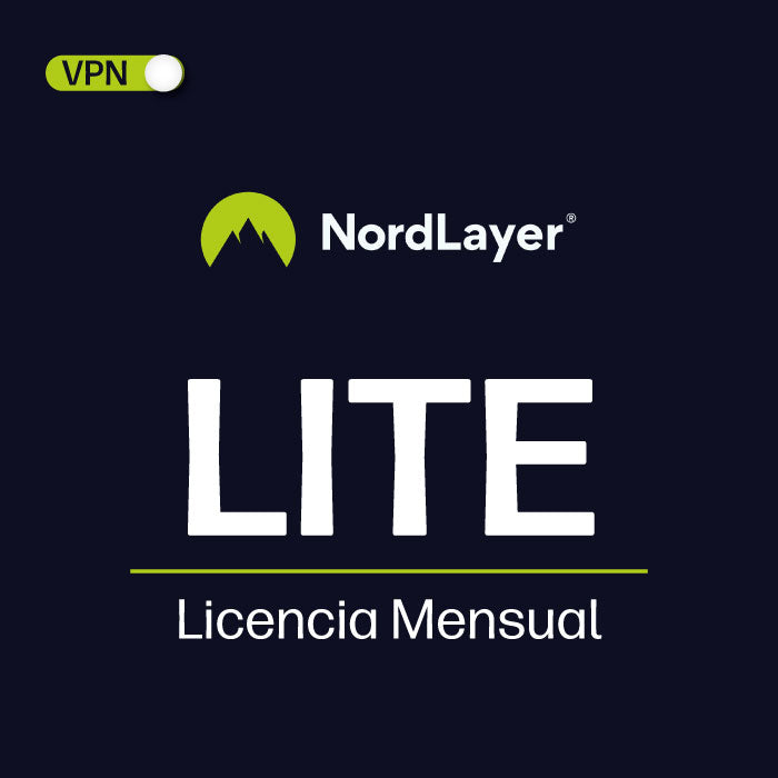 NordLayer Lite – Licencia Mensual | Servicio Administrado por Compusistemas