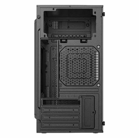 Acteck Fusion II Gabinete para computadora gamer, Micro ATX, Mini ATX, Placa base admitida, Minitorre, Metálico, Acrílico Negro, 500W