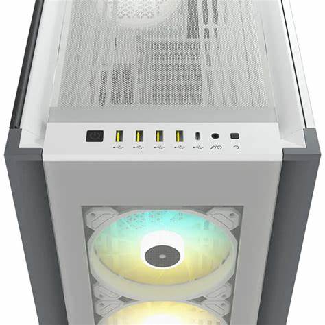 Gabinete Corsaie Icue 7000X, RGB Full, Torre Blanco, TG, ATX