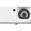 Proyector láser compacto de tiro corto y alto brillo OPTOMA ZW350ST, Resolución WXGA (1280X800), 3500 Lúmenes, Tecnología DLP, 30,000 H