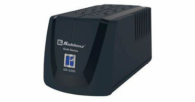 Regulador de Voltaje (ER-2250), 8 Contactos regulados y aterrizados, 2250 VA/1000 W, Supresor de picos de 134 Joules, con desconexión automática