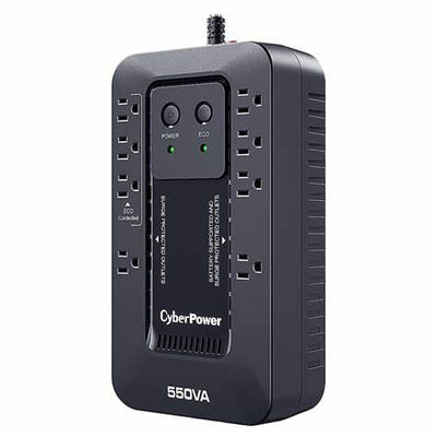 UPS Standby CyberPower EC550G, 550VA/330W, Compacto, 8 Horas de recarga, 2 Minutos Stand-by, 120V AC Entrada y Salida