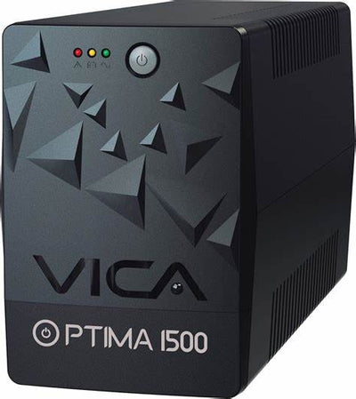 VICA OPTIMA 1500, No-Break con Regulador Integrado, capacidad 1500VA / 900W, certificado NOM e indicadores LED