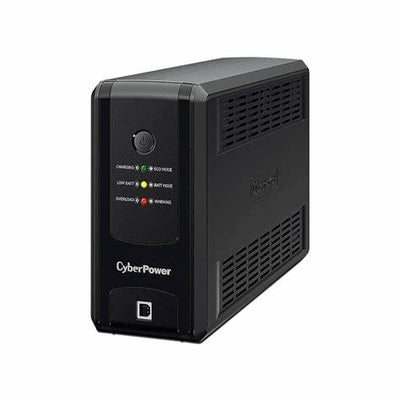 UPS de línea interactiva CyberPower UT750GU, 750VA/375W, Torre, AVR, 6Horas Recharge, 1 Minuto Stand by, 120 V AC Entrada y Salida