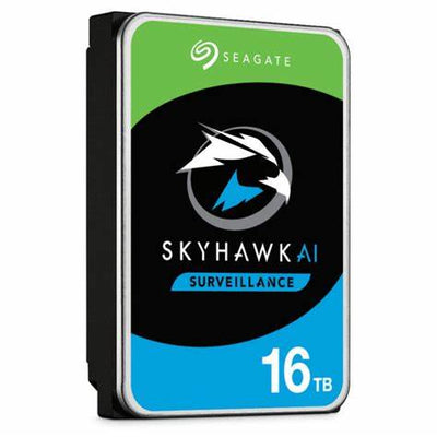 Disco Duro Interno 16 TB, 3.5", Sata 6Gb/s, 7200rpm, 256 MB, 24x7, para DVR y NVR 1-16 bahías, 1-64 camaras HD, SkyHawk