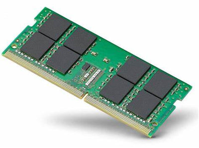 Memoria RAM Kingston, 16GB, DDR4, 3200MT/s, Single Rank, SODIMM.