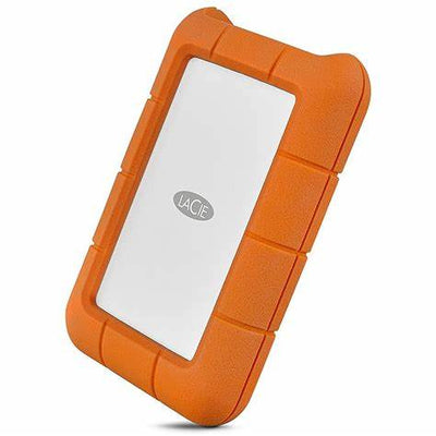 Disco Estado Sólido Externo Portátil, 4TB, USB 3.1, LaCie Rugged SSD NVMe, Auto cifrado Seagate Secure, Resistente a impactos, lluvia y presión