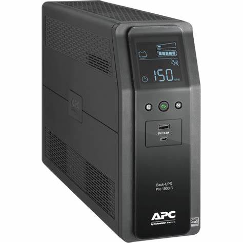 UPS de línea interactiva APC by Schneider Electric Back-UPS Pro, 1.50kVA/900W, Torre, 16Horas de carga, 2.50 Minutos Stand-by