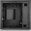 Yeyian Hussar YCM-ATXAW-01 Gabinete para computadora gamer, Micro ATX, DTX, Mini ATX Placa base admitida, Minitorre, Vidrio templado Negro Metálico