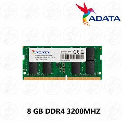 Memoria RAM Adata Premier 8G, SoDIMM, DDR4, 3200 MHZ, Non-ECC.