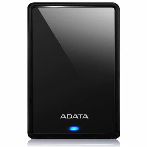 Disco Duro Externo Adata, HV620S, 1 TB, USB 3.2, Slim Negro.