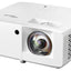 Proyector láser compacto de tiro corto y alto brillo OPTOMA ZW350ST, Resolución WXGA (1280X800), 3500 Lúmenes, Tecnología DLP, 30,000 H