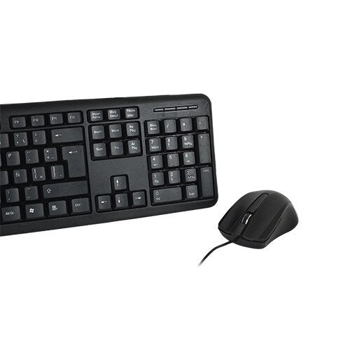 Kit de teclado y mouse alámbrico PC201076 Master Choice