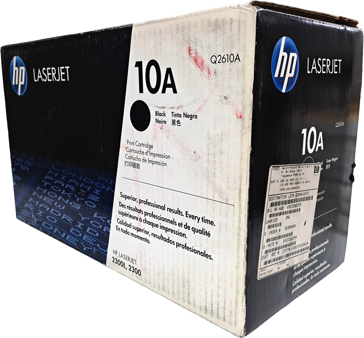 Q2610A Tóner HP Laserjet 10A, Negro Original (ÚLTIMA PIEZA)